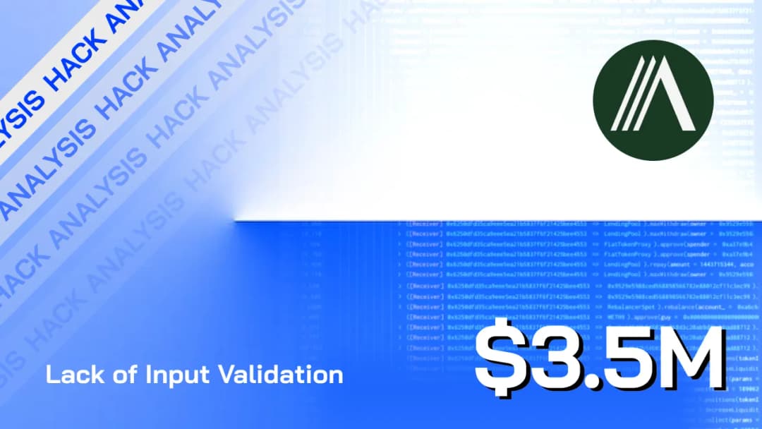 How Arcadia Finance lost $3.5m due to Lack of Input Validation