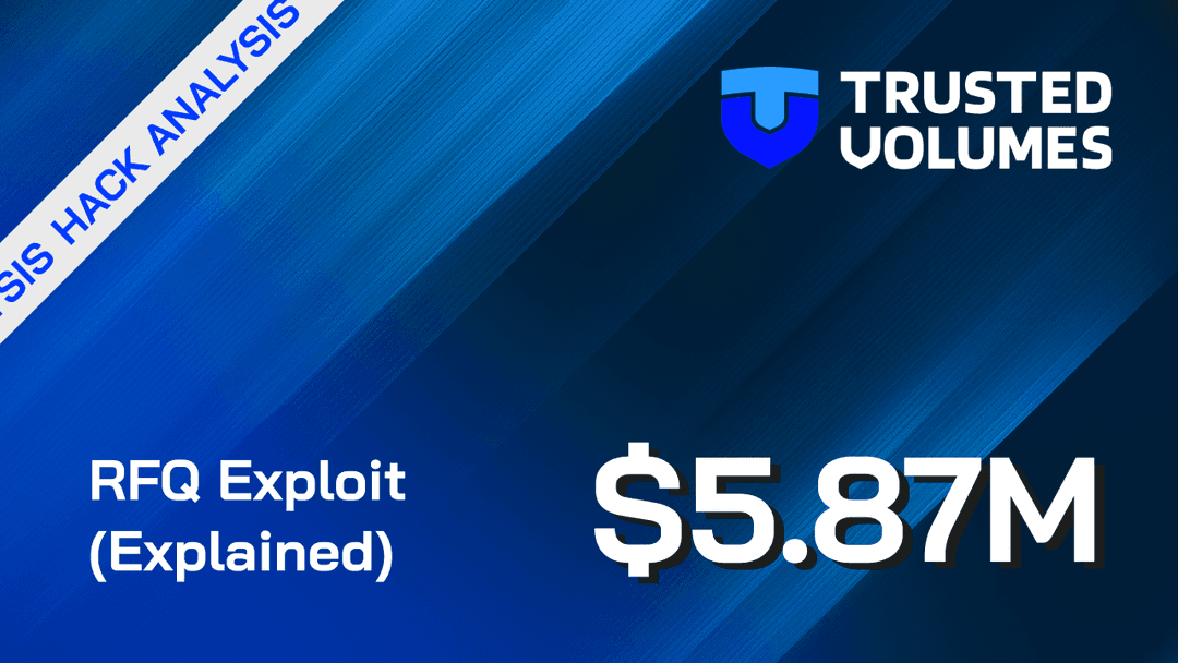 TrustedVolumes $5.87M RFQ Exploit (Explained)