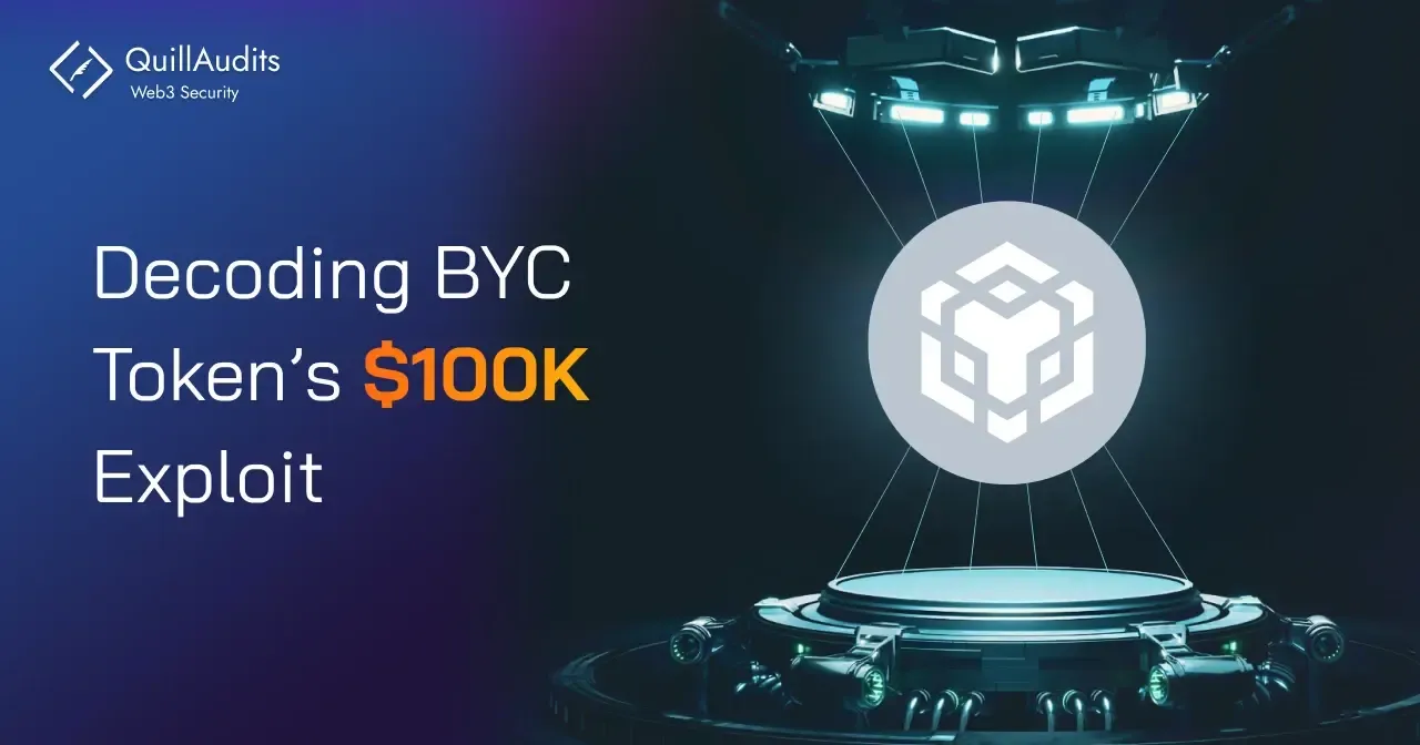 What Went Wrong in BYC Token’s $100K Hack?